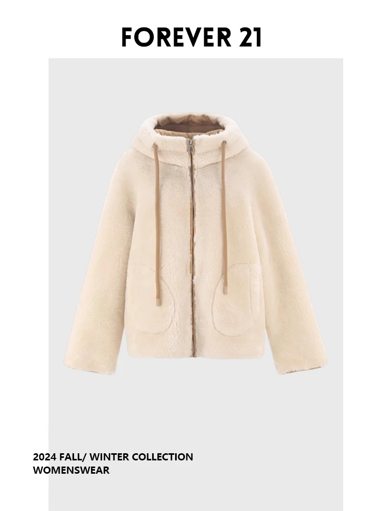 

Forever 2 Women's ed Jaet Loose Fit Autumn Winter New Sle Sweet Girl Versatile Long Sve Top Pure Color