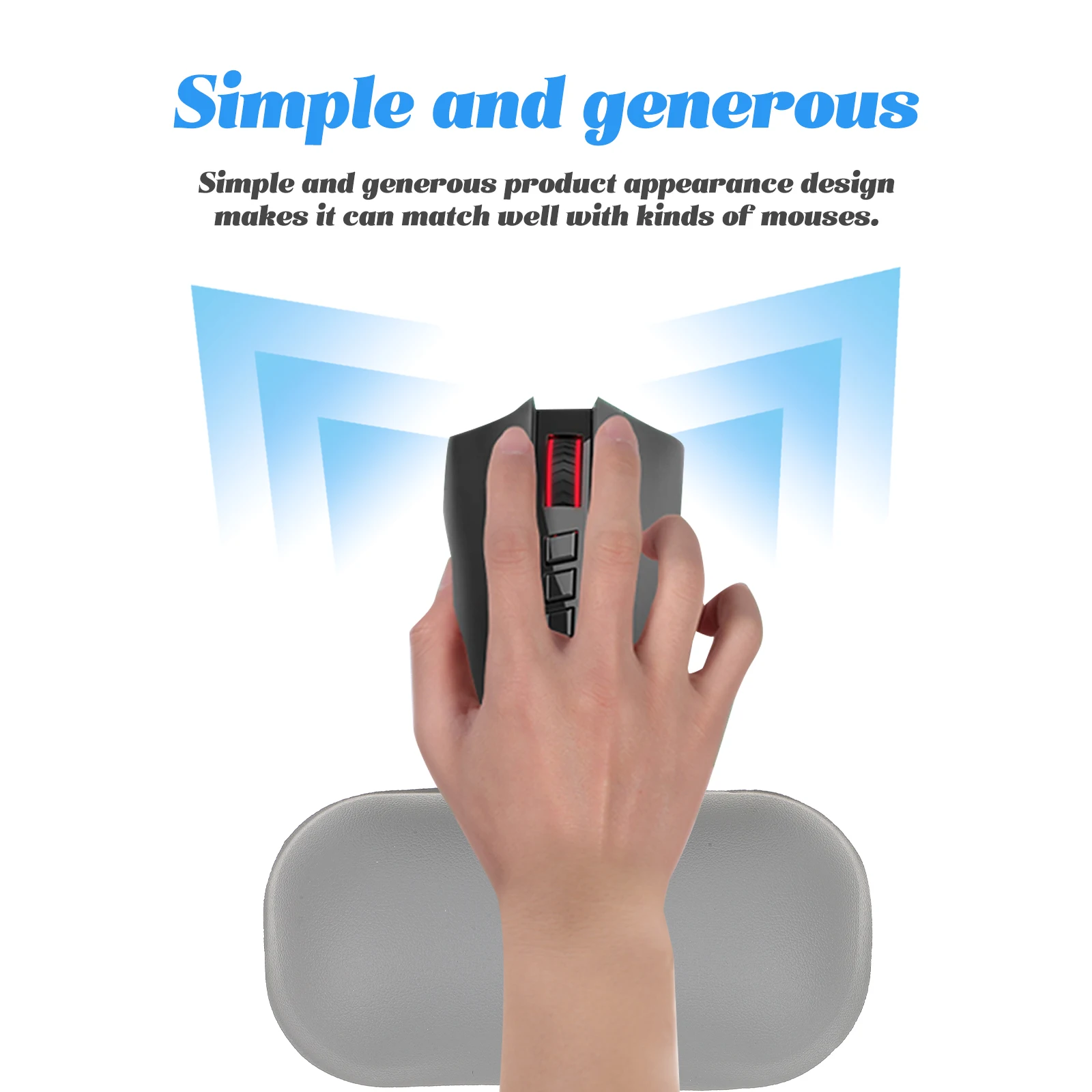 

Wrist Pad Pillow Ergonomic Small Laptop Mouse Pads Arm Rest Gel for Keyboard Support