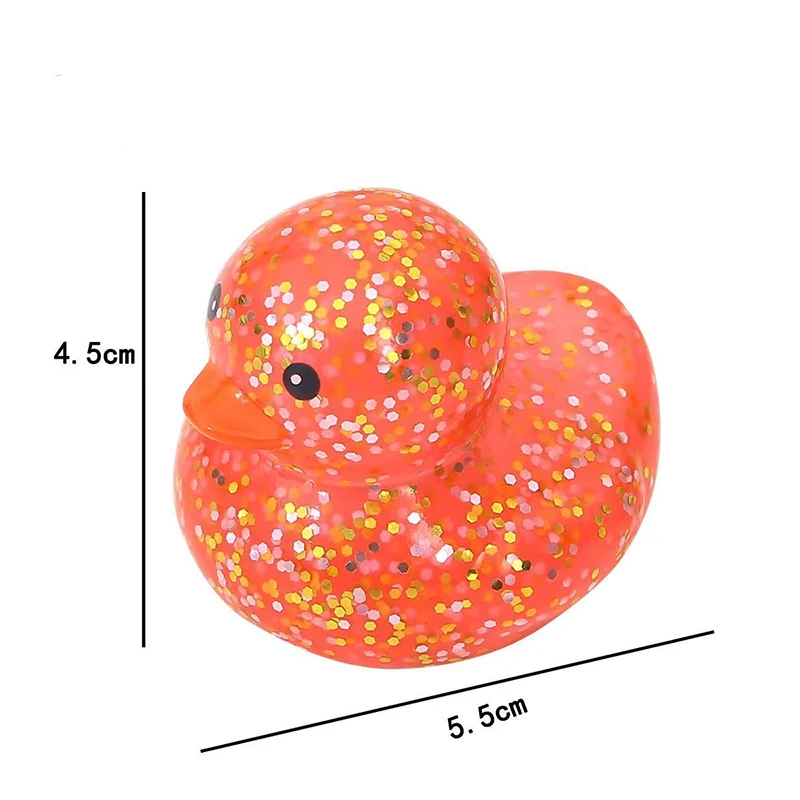 10pcs  Assorted Colors Rubber Ducks for Parties, Festivals, and Holiday Decorations Car Duck for Party Favors