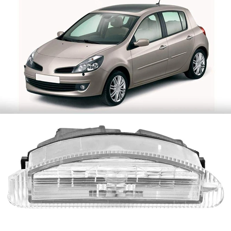 Lámpara de luz de matrícula Led para coche, 2 uds., para Renault Clio MK2 Twingo 7700410754