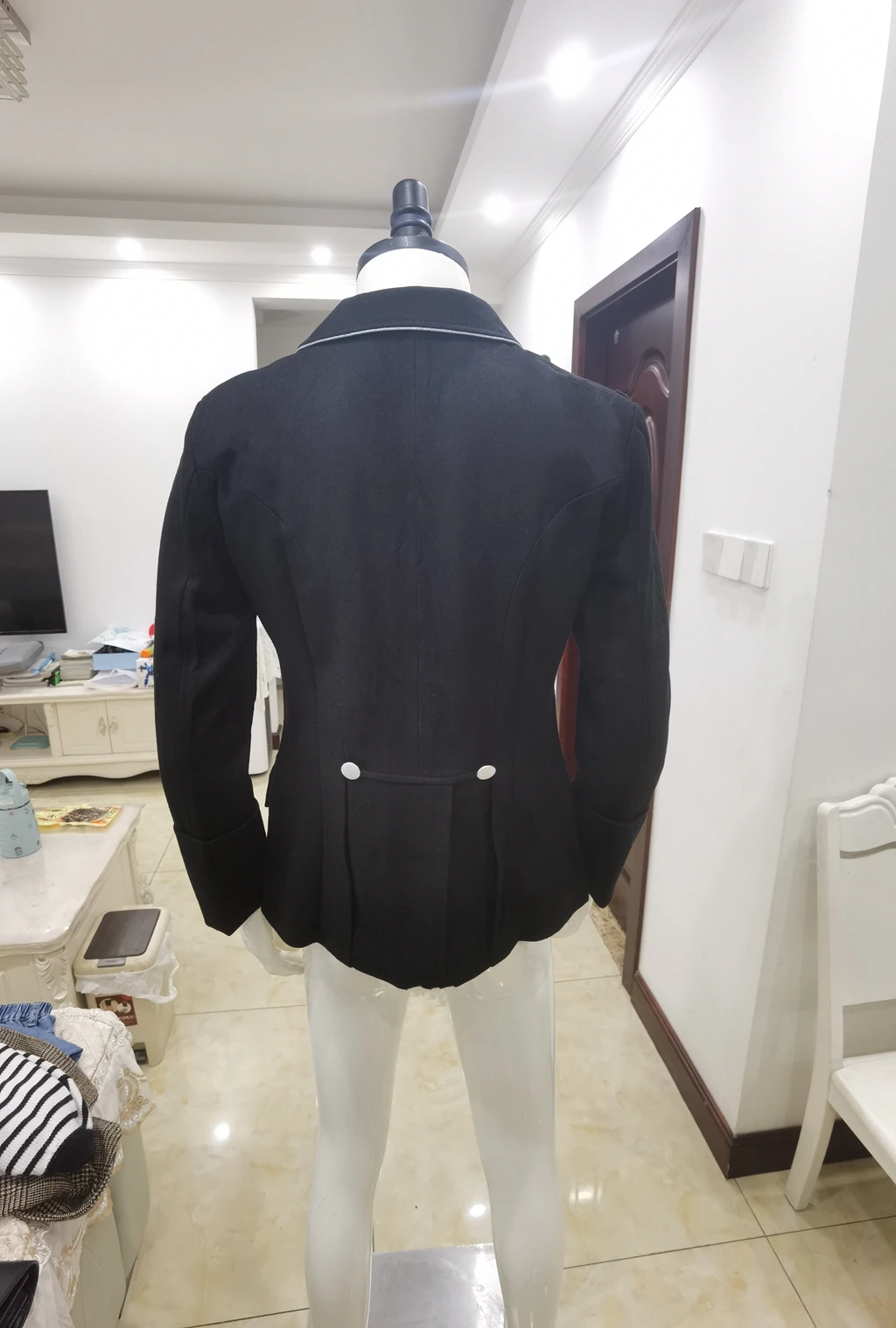 제2차 세계대전 WW2 독일 육군 M32 블랙 울 튜닉 재킷 유니폼 군사