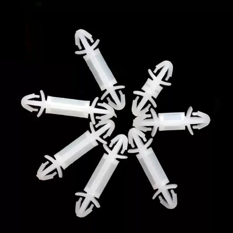 3-25mm Plastic Nylon Insulated Auto Fixing Push Rivet Standoff Spacer PCB Support Spacer Fit 3mm Circuit Board Chassis