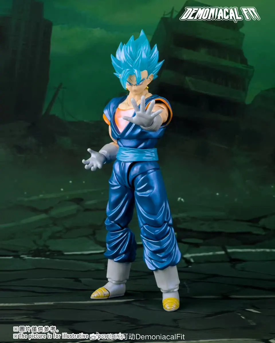 Nouveau en Spot démoniaque ajustement Dragon Ball Z Shf Super Saiyan dieu végito végéto bleu Figurine modèle enfants jouets cadeaux