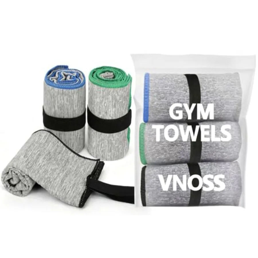 

Microfiber Gym Towels 3 Pack, Quick Dry Workout Towel, Fast Drying Sweat Towel for Men and Women, Workout Gear, Yoga, Camping,