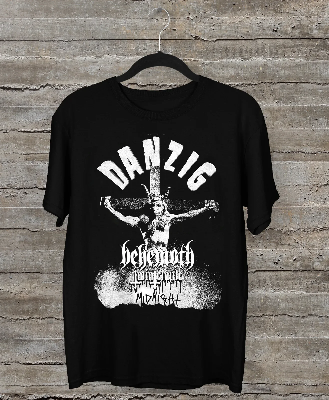 Danzig 2023 Tour Short Sleeve Cotton Black All Size Gift T-Shirt AG1219