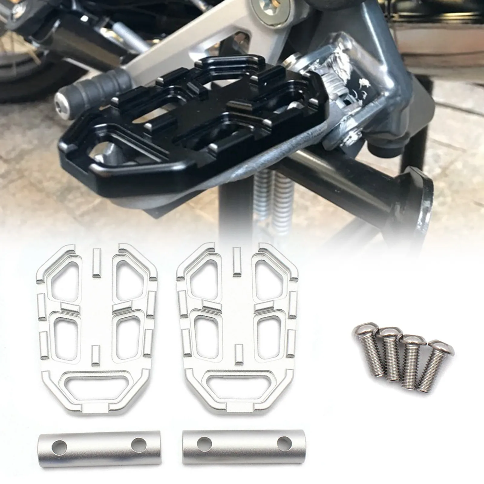 

2pcs Motorcycle Foot Pegs Motocross Footrests For BMW G310GS 2017-2019 S1000XR 2015-2019 R1200GS ADV 2013-2019 Moto Accessories