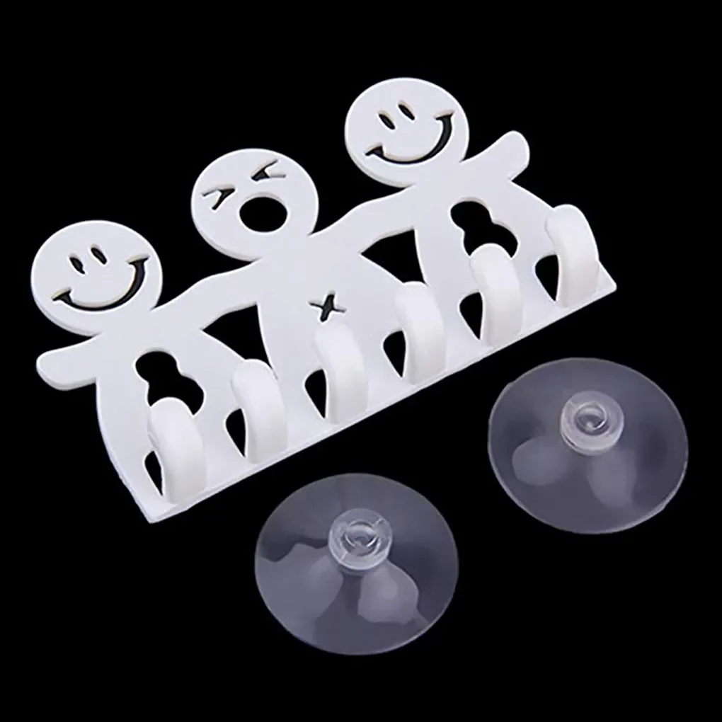 Bathroom cute Cartoon Sucker Toothbrush Holder / Suction Hooks Tooth Brush Holder new hot Suction Cup Toothbrush Rack Cap