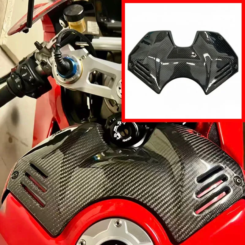 

For DUCATI Panigale V4 V4S V4R 2018-2021 Carbon Fiber Battery Cover Fuel Gas Tank Airbox Cover Fairing Kit Motorcycle Modified