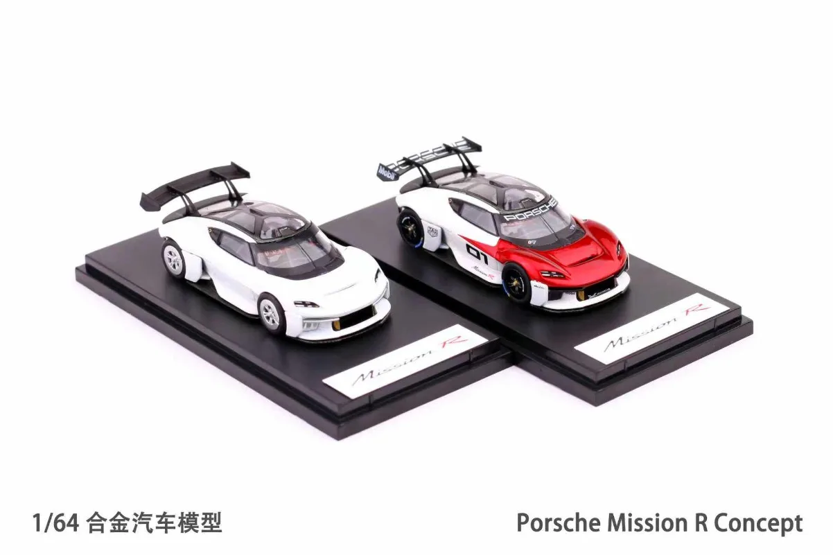 카리움 다이캐스트 1/64 스케일 포르쉐 미션 R 컨셉카 합금 다이캐스트 모델카 수집용 자동차 장난감 썸네일 4