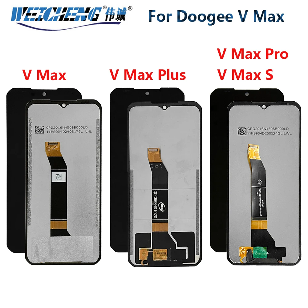Original 6.58" For DOOGEE V Max Plus LCD Display+Touch Screen Assembly Replacement For Doogee Vmax Pro V Max S Display