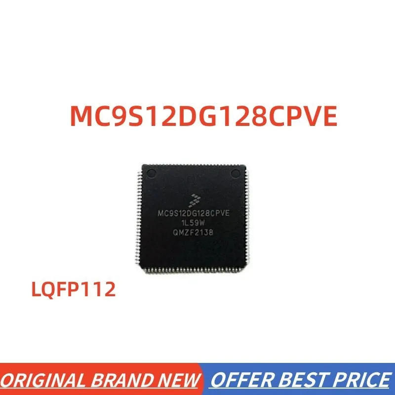 

New Original Authentic MC9S12DG128CPVE MC9S12DG128 MC9S12DG MCU 16-bit HCS12 CISC 128KB Flash 2.5V/5V Automotive microprocessor