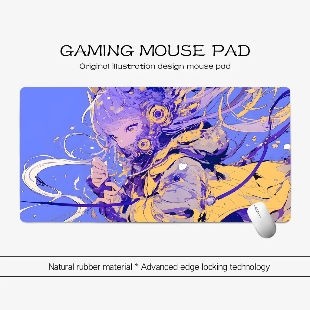 

90x40cm large size locking mouse pad Multi-model rubber anti-slip gaming pads anti-dirt surface waterproof and anti-scratch