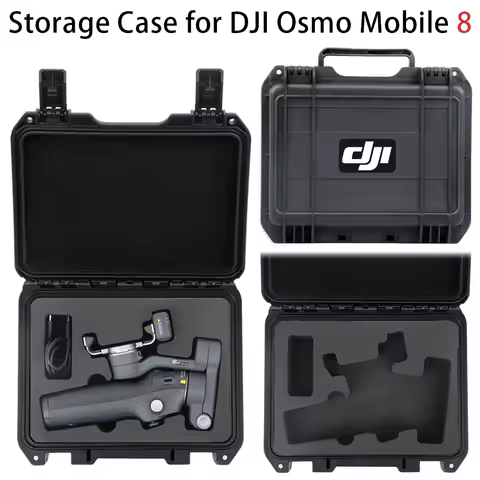 Explosion-proof Box for DJI Osmo Mobile 8 Shockproof Protective Storage Bag Durable Travel Carrying Case Compatible DJI OM 8