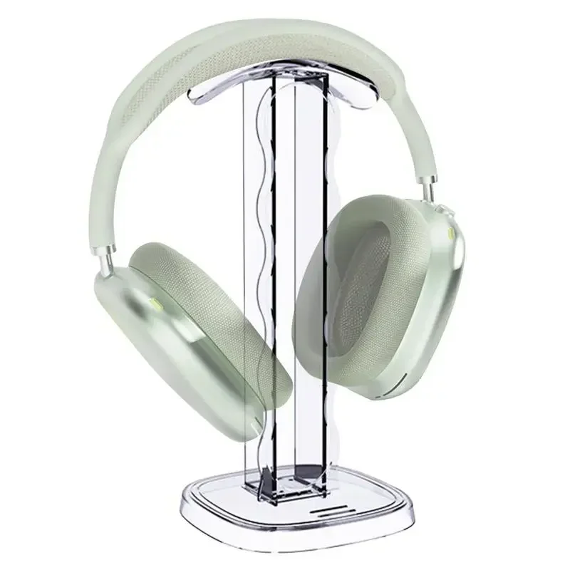 Headset Titular com Borboleta Imprimir para Mesa, Headphone Hanger, Clear Stand, Headsets, Clampx Headsets