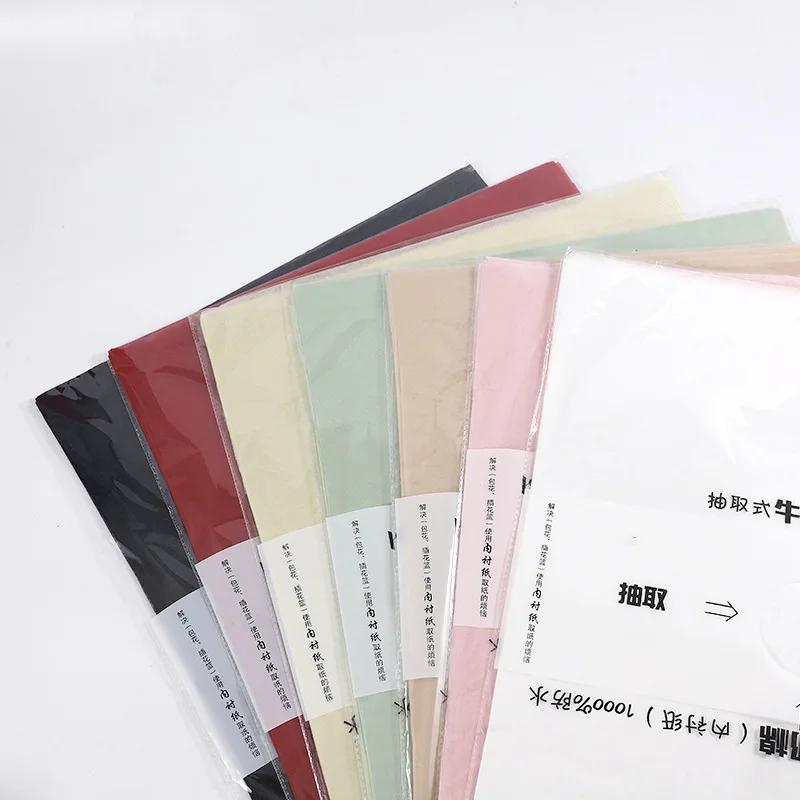 

Extraction Style Flower Bouquet Packaging Paper Valentine's Day Gift Wrapping Papers Halloween Present Decoration Materials