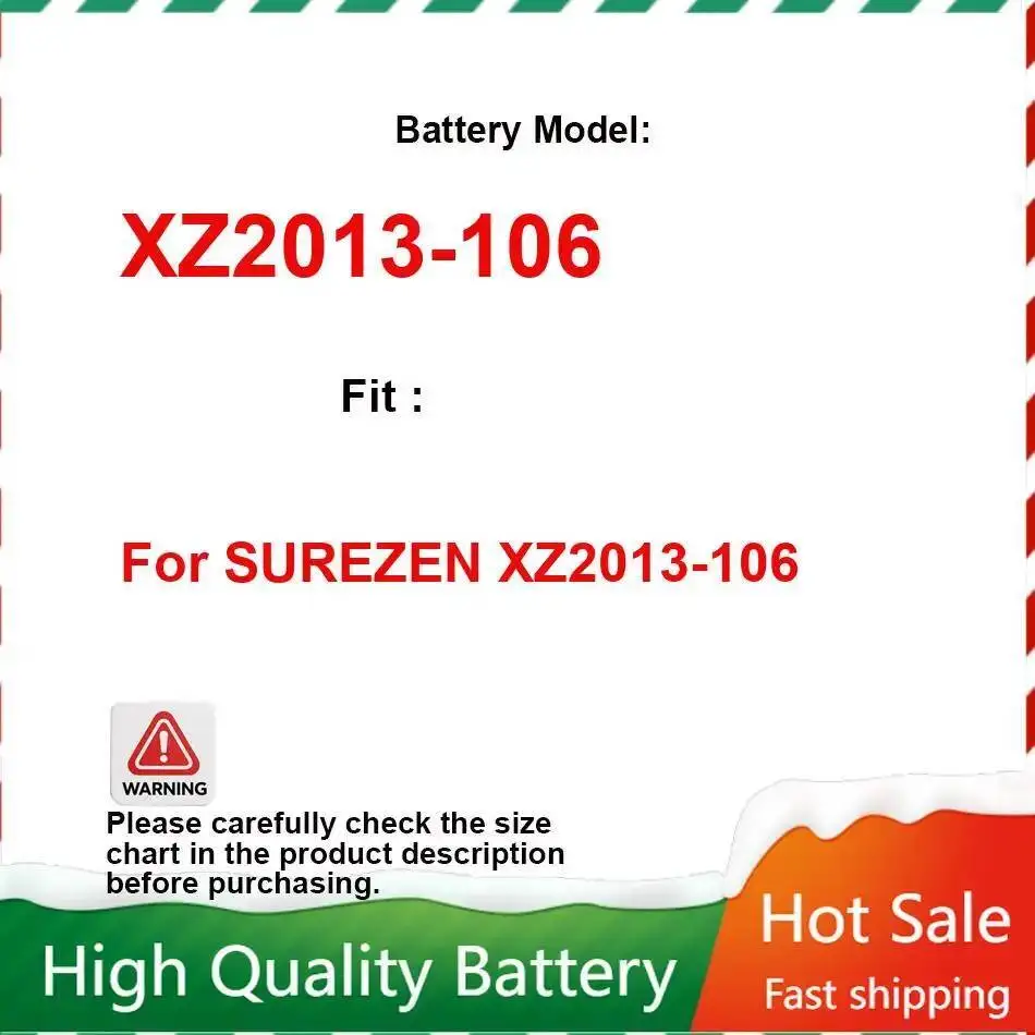 

For Surezen XZ2013-106 Good Low-Temperature Performance 5000Mah Prolonged Medical Equipment Battery