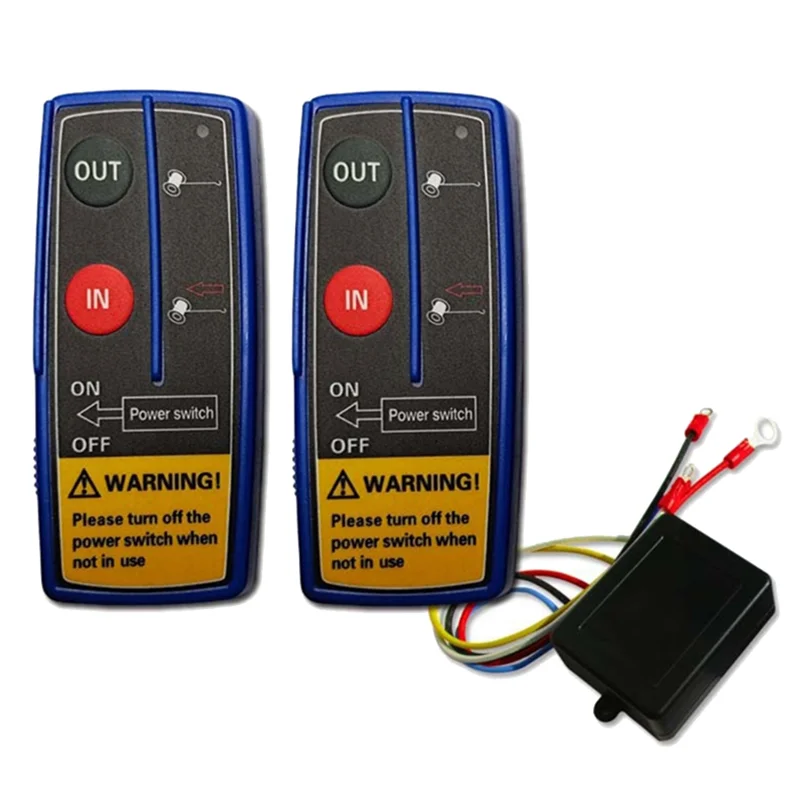 24V 12V Universal Recovery Wireless Electric Digital Winch Remote Control for ATV Car Boat Handset Switch Controller