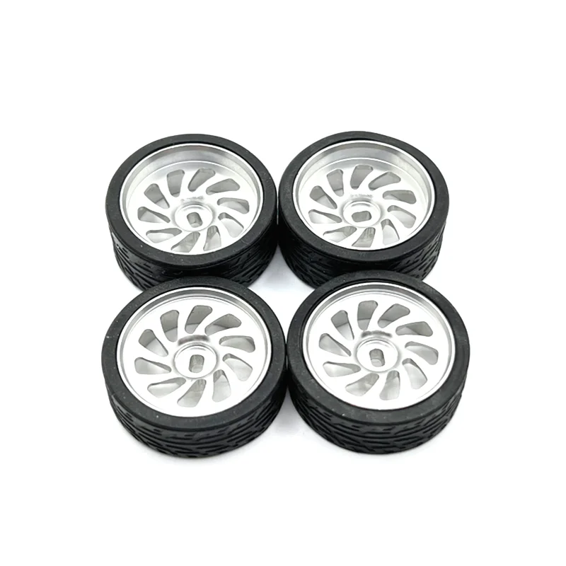 

Metal Upgrade, Two Wide And Two Narrow, 26.5mm Outer Diameter, Racing Wheel, For WLtoys KYOSHO Mosquito Car 1/28 RC Car Parts