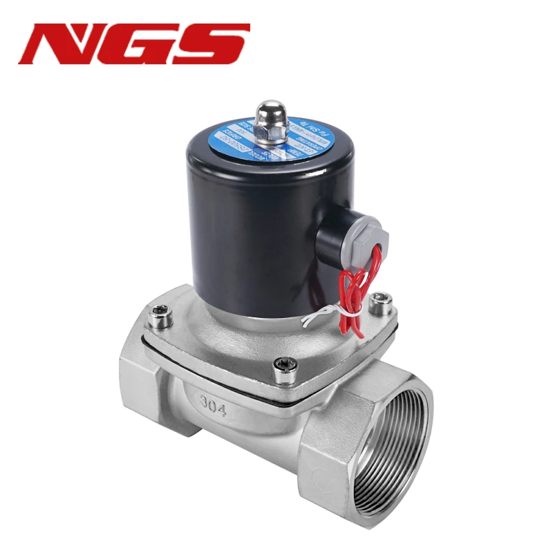 Normally Closed Electric Water Solenoid Valve DN10 DN15 DN20 DN25 1.0Mpa Pressure For Water Oil Gas