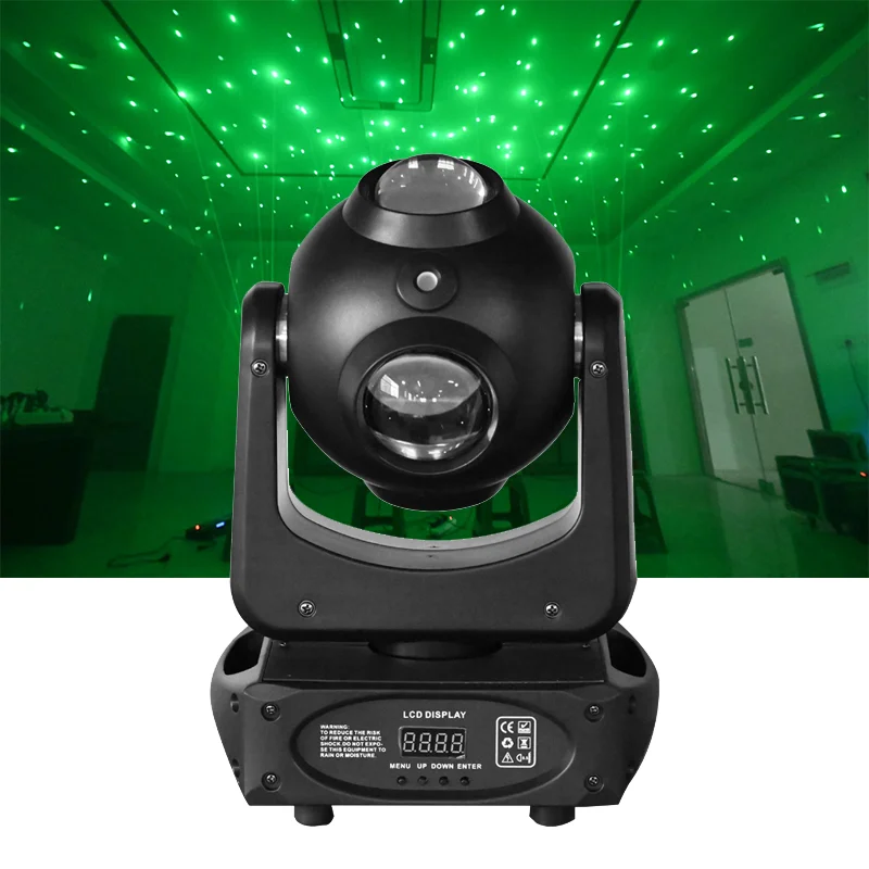 Professional Lamp Ball LED 10X10W 4 In1 Colored Lights Laser Lights Shake Head Strobe DMX512 Stage DJ Party Christmas Disco