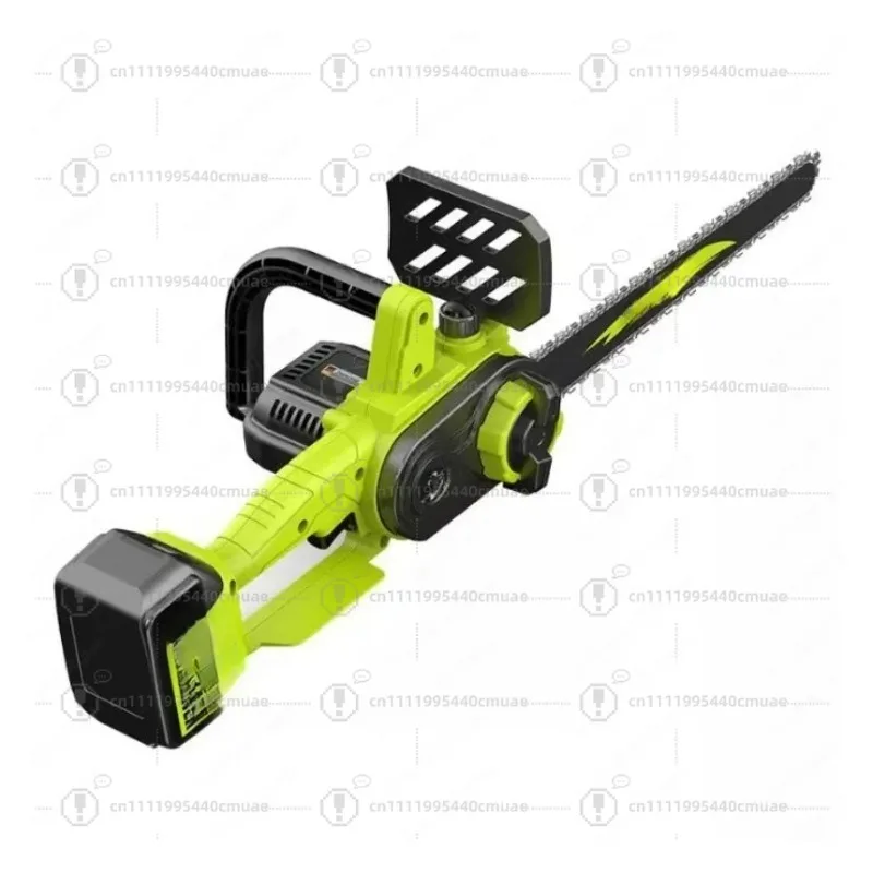 Rechargeable chainsaw Household small handheld high-speed chain saw High power lithium battery electric chain saw