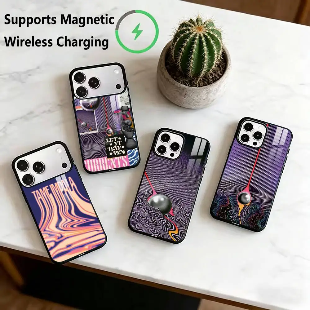 Tame I-Impala P-Psychedelic  Phone Case For iPhone18 17,16,15,14,13,12,11 Plus,Pro Compatible with magnetic wireless charging