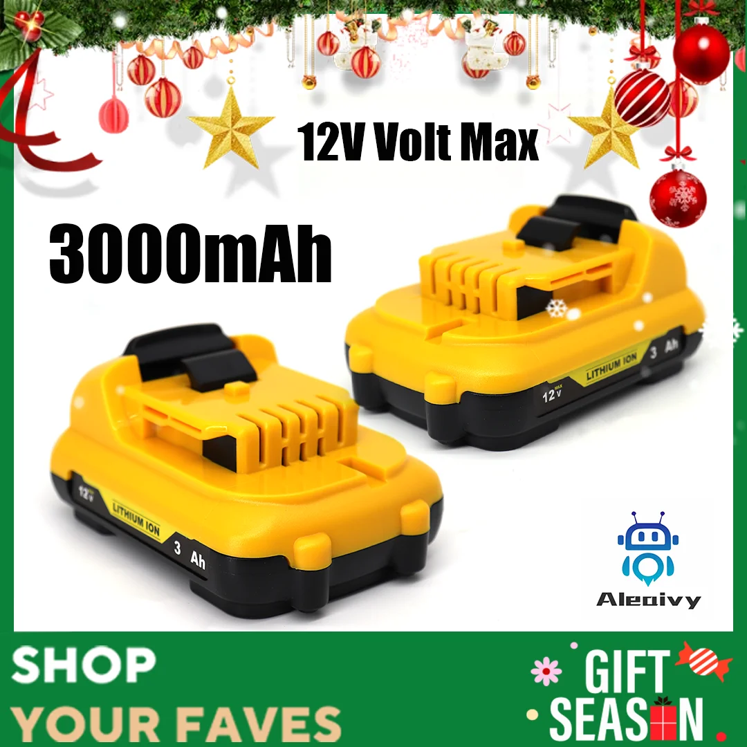 Замена литий-ионных аккумуляторов Dewalt DCB120, 12 В, 3 Ач, аккумулятор DCB123 DCB125 DCB124 DCB122 DCD710, аккумулятор для электроинструментов