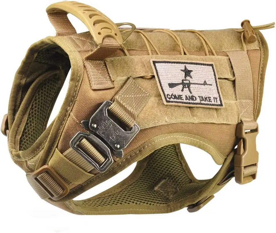 Dog Clothes Tactical Service Vest Harness K9 Military Molle  Outdoor Training Hunting Wear-Resisting Pet  Cloth