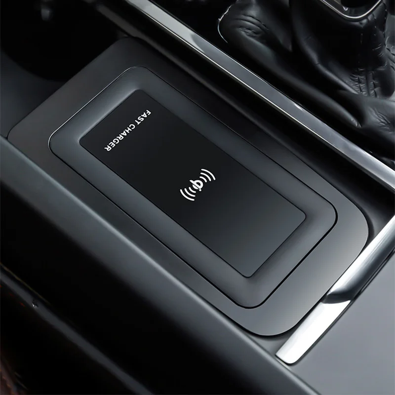 Carregador de celular sem fio para carro, carregador rápido, suporte de carregamento para Volvo XC90 S90 V90 XC60 S60 C60 V60, acessórios.