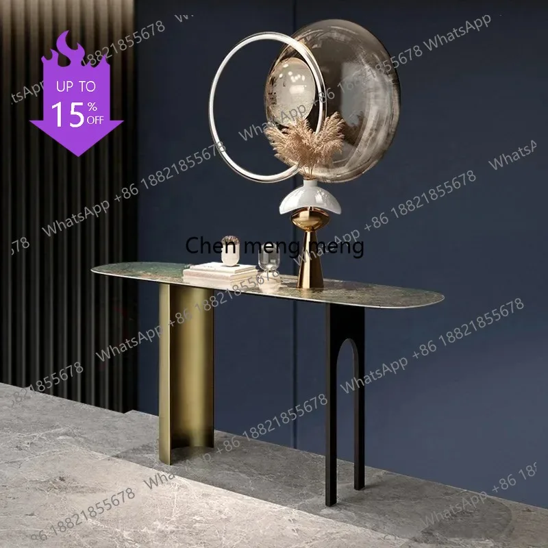 

Тумба прихожая M02: очень простой столик из каменной плиты, легкий люкс, современный настенный шкаф для гостиной и прихожей