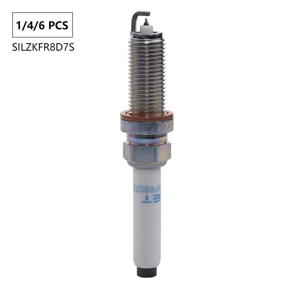 

1/4/6Pcs Spark Plug 95875 For BENZ W176 W177 W204 W205 W246 W242 AMG GT CLA CLS GLA GLB GLC GLE GLS SLC A0041596503 SILZKFR8D7S