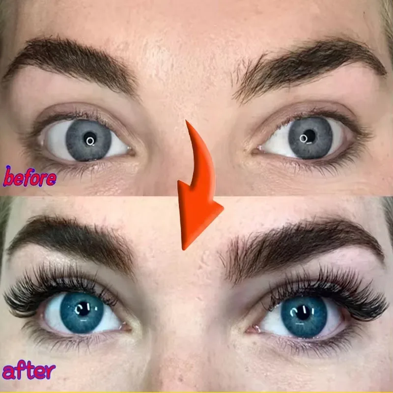 Fast Eyelash Growth Serum 7 Days Natural Eyelash Enhancer Longer Fuller Thicker Curling Lash Treatment Makeup Eye Care Products