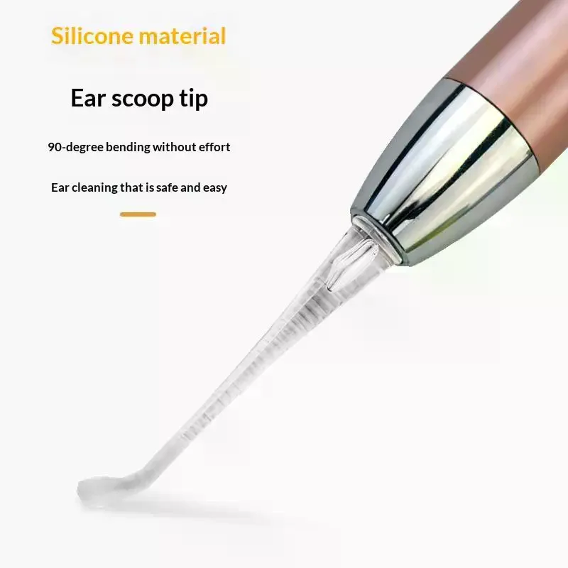 /Kuz/LED Ear Spoon Set Visible Light Ear Wax Removal Tool Kit Safe Ear Pick Tweezers For Kids Adults Ear Care Home Use