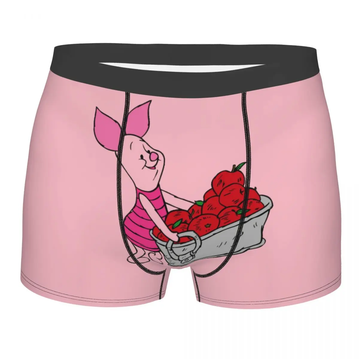 

Пользовательские забавные мультяшные поросята, шорты-боксеры с большим фильмом для Homme, нижнее белье с 3D принтом, трусы, мягкие трусы