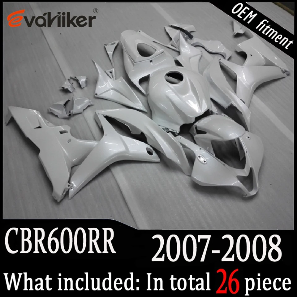 Injection Fairing Kit For Honda CBR600RR 2007 2008 Full Fairing Kit gold flames Injection Mold Customizable Colors