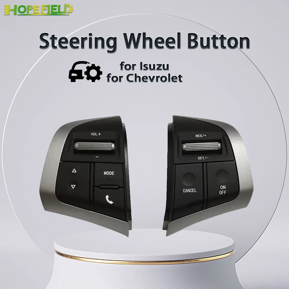 Car Audio Volume Switch Steering Wheel Button Cruise Control For Isuzu DMAX D-Max 2015 MUX For Chevrolet DMAX 2019 Accessories