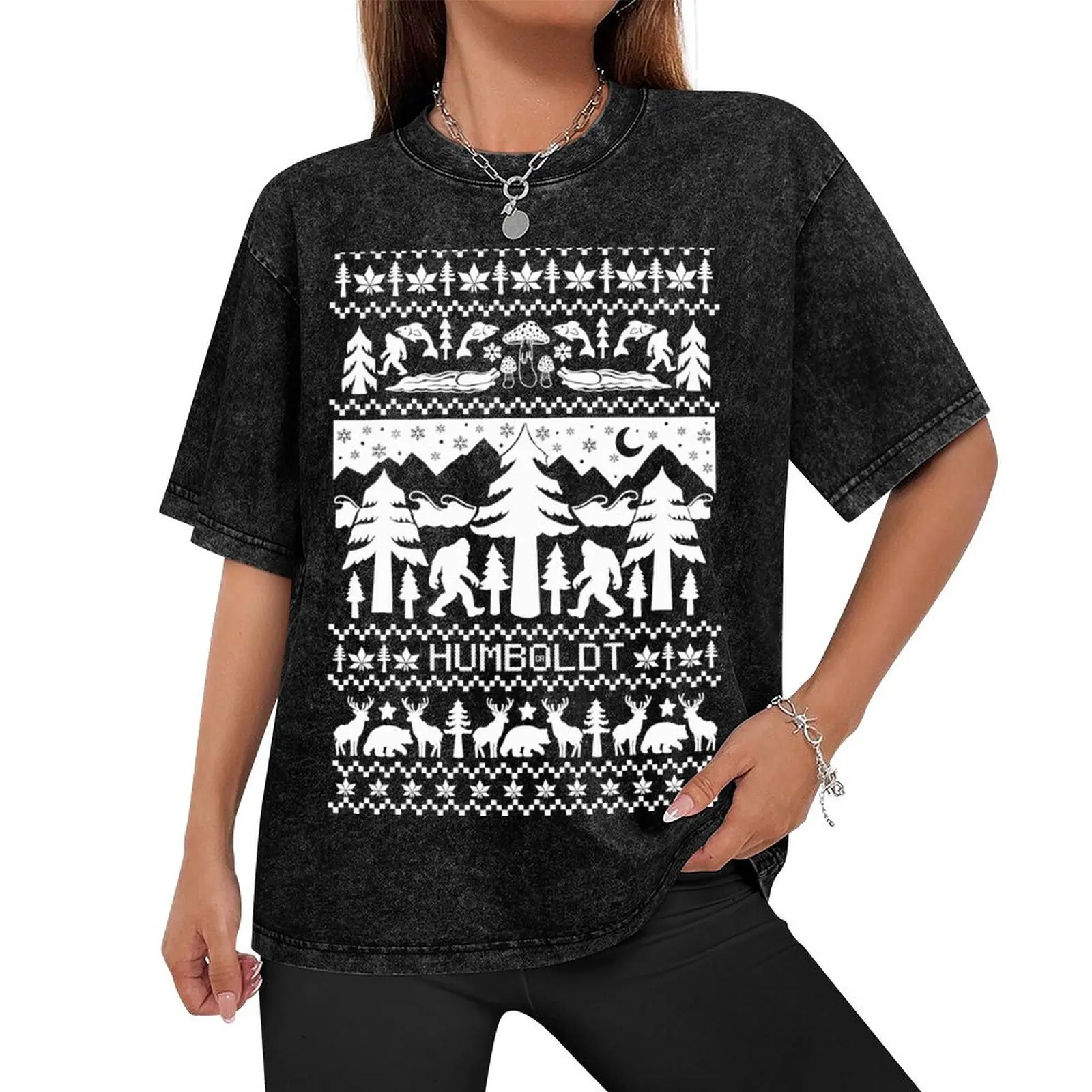 Humboldt County Christmas Sweater T-Shirt cheap stuff customs design your own mens vintage t shirts