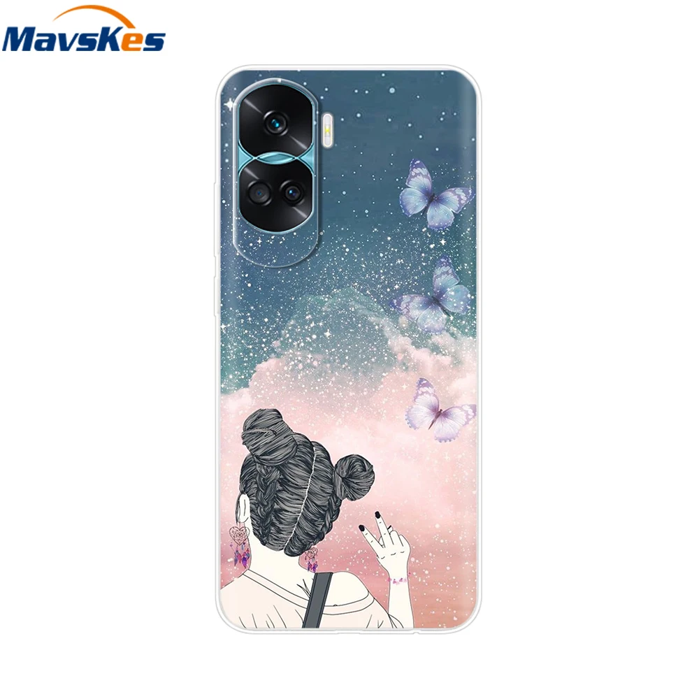 Voor Honor 90 Lite Case Cover voor Huawei Honor 90 Pro 5G Fundas Transparante Siliconen Zachte TPU Telefoon Bumper honor 90 90 Lite 5G Pro