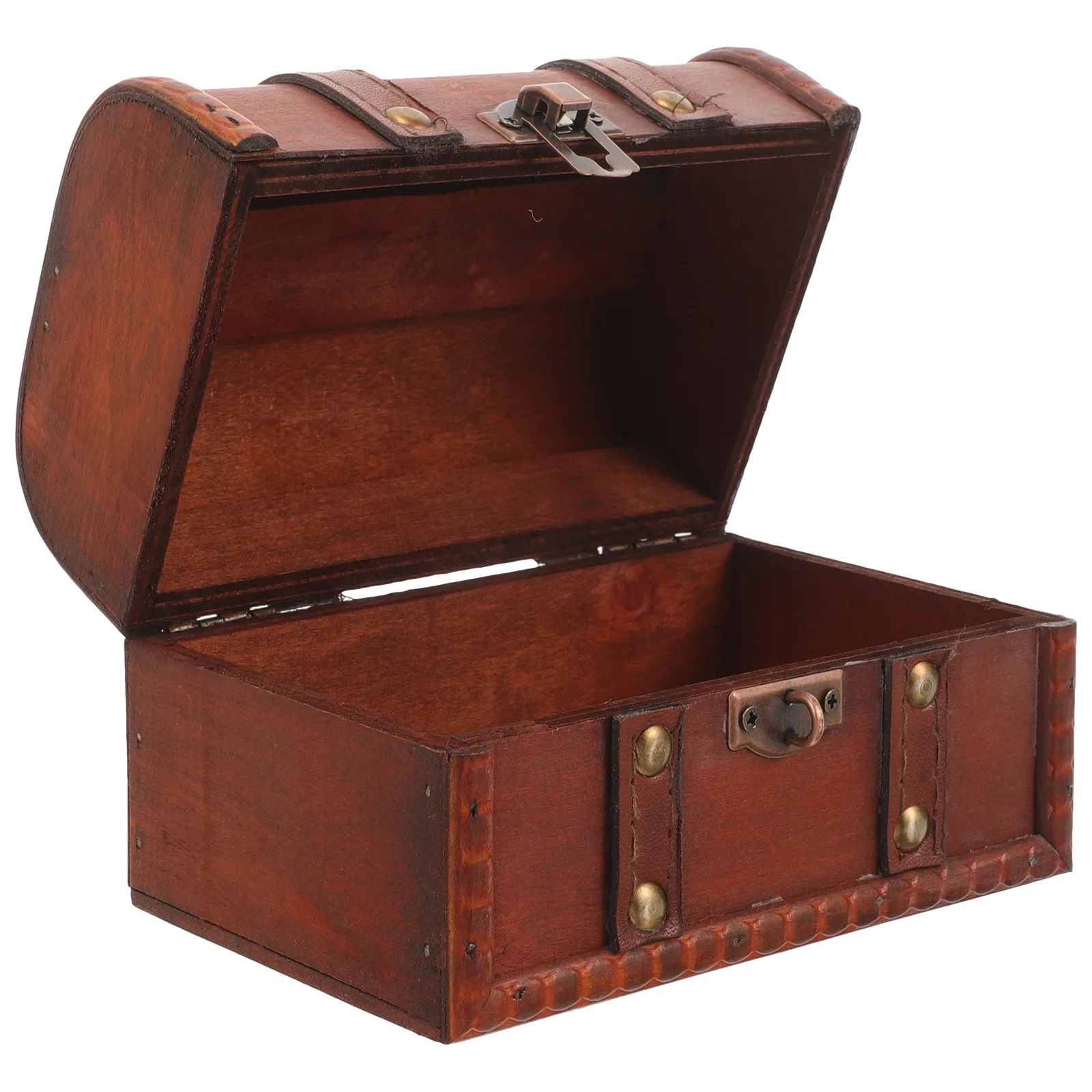 

Деревянный органайзер для украшений в винтажном стиле, настольный футляр для хранения колец, серег, ожерелий, браслетов и мелких предметов