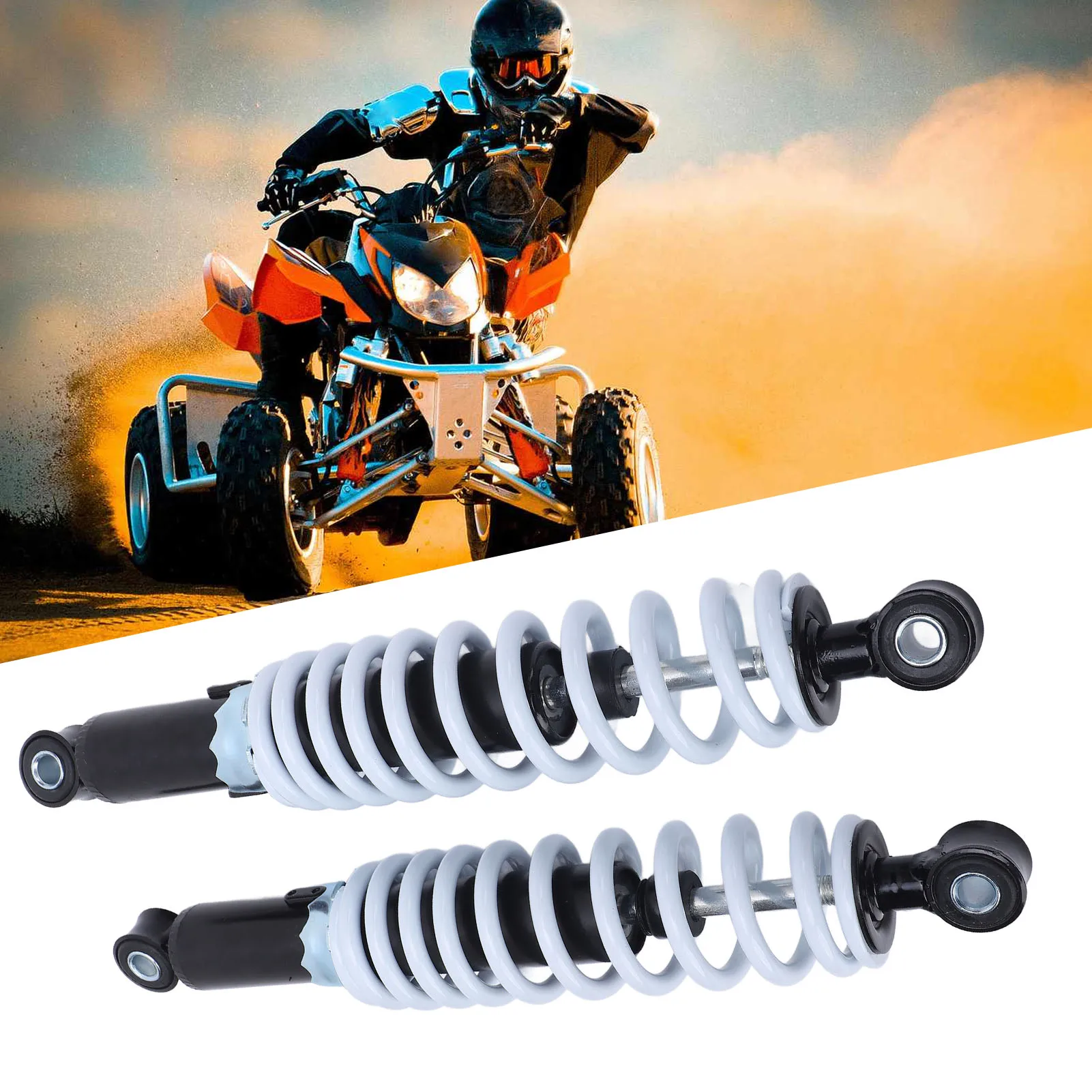 

300mm Motorcycle Shock Absorber Adjustable Damping Shock Damper for Mini Dirt Bike Scooter Cart 300mm Shock Absorber