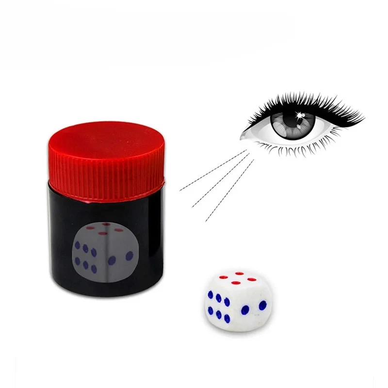 Hot Selling Listen Dice Box-magic Props Magic Tricks Toys Talking Dice Telescope Binoculars Magic Toys  For Children 5cm * 4cm