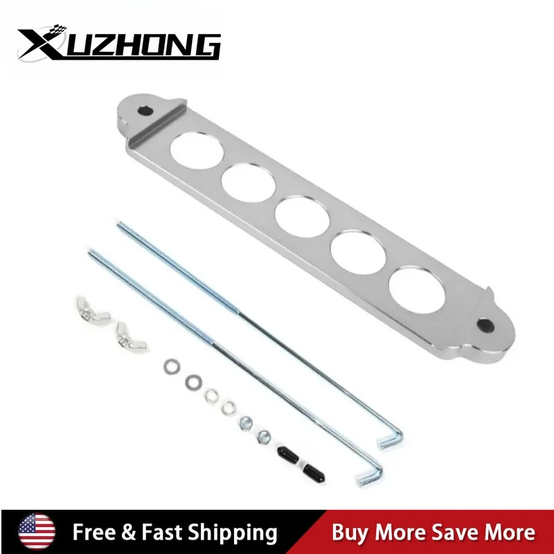 

New Aluminum Car Battery Hold Down Tie Down Mount Bracket Car Battery Holder
