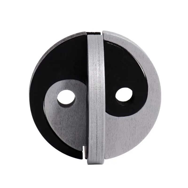 Unique Tai Chi Luban Lock Wooden Brain Teaser Puzzles for Adults Kids Creative Intellectual Gifts Rompecabezas Madera