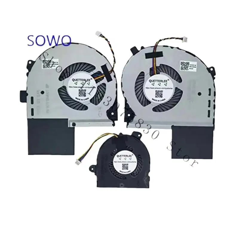 

WYORESY New Laptop CPU GPU Small Fan for ASUS ROG Strix GL703GS GL703GM Series FK0A FK08 FK09 DC12V Fan @