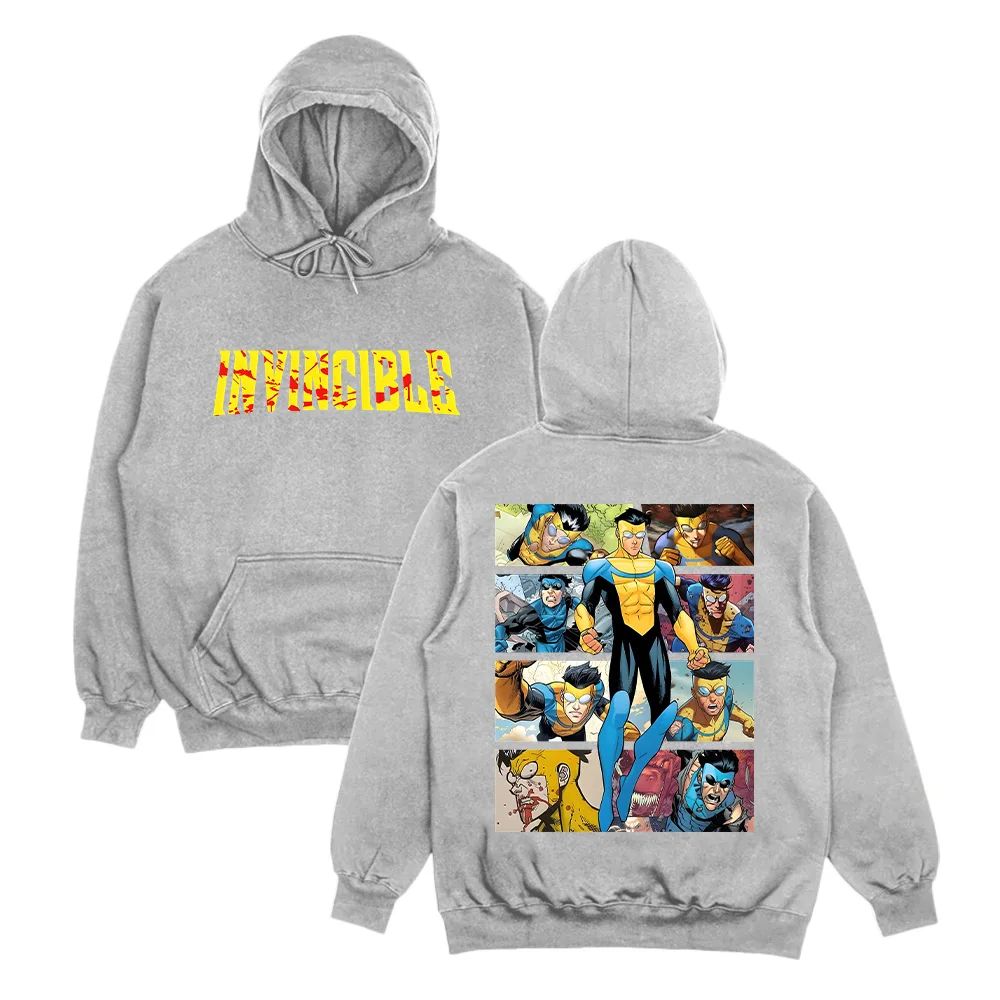 Invincible Hoodies Invincible Mark Superhelden Unisex Sweatshirt Omni-Man Invincible Kleidung Perfektes Geschenk für Comic-Liebhaber Pullover – Detail 15