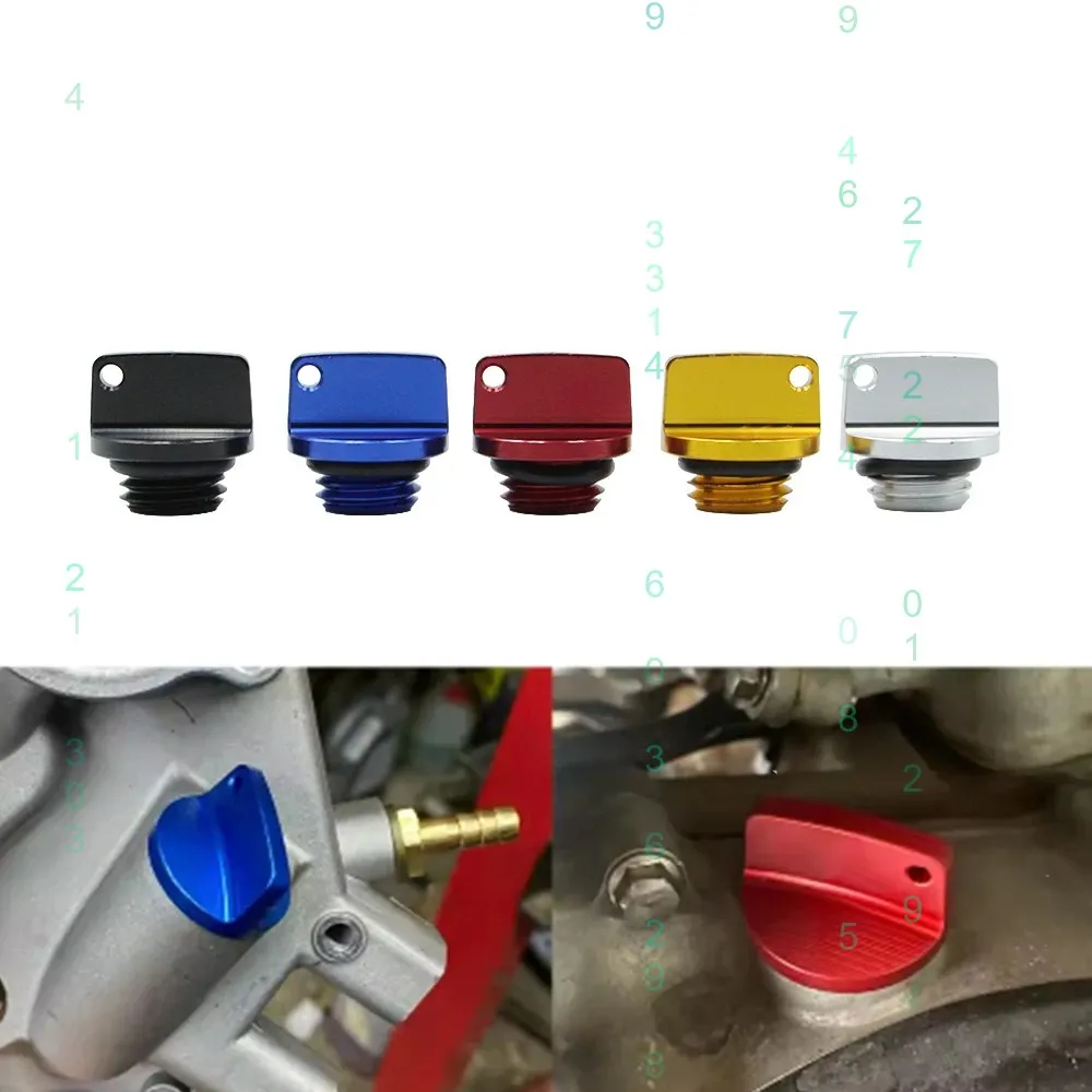 Motorcycle M20*2.5 CNC Engine Oil Filling Screw Cover Plug Crankcase Cap Universal Parts