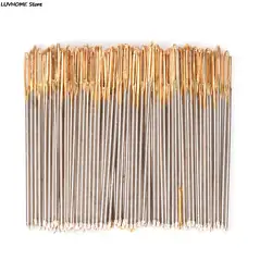 Wholesale New 10/30/100 PCS/lot Golden Tail Embroidery Fabric Cross Stitch Needles Size 24 For 11CT Stitch Cloth Sewing