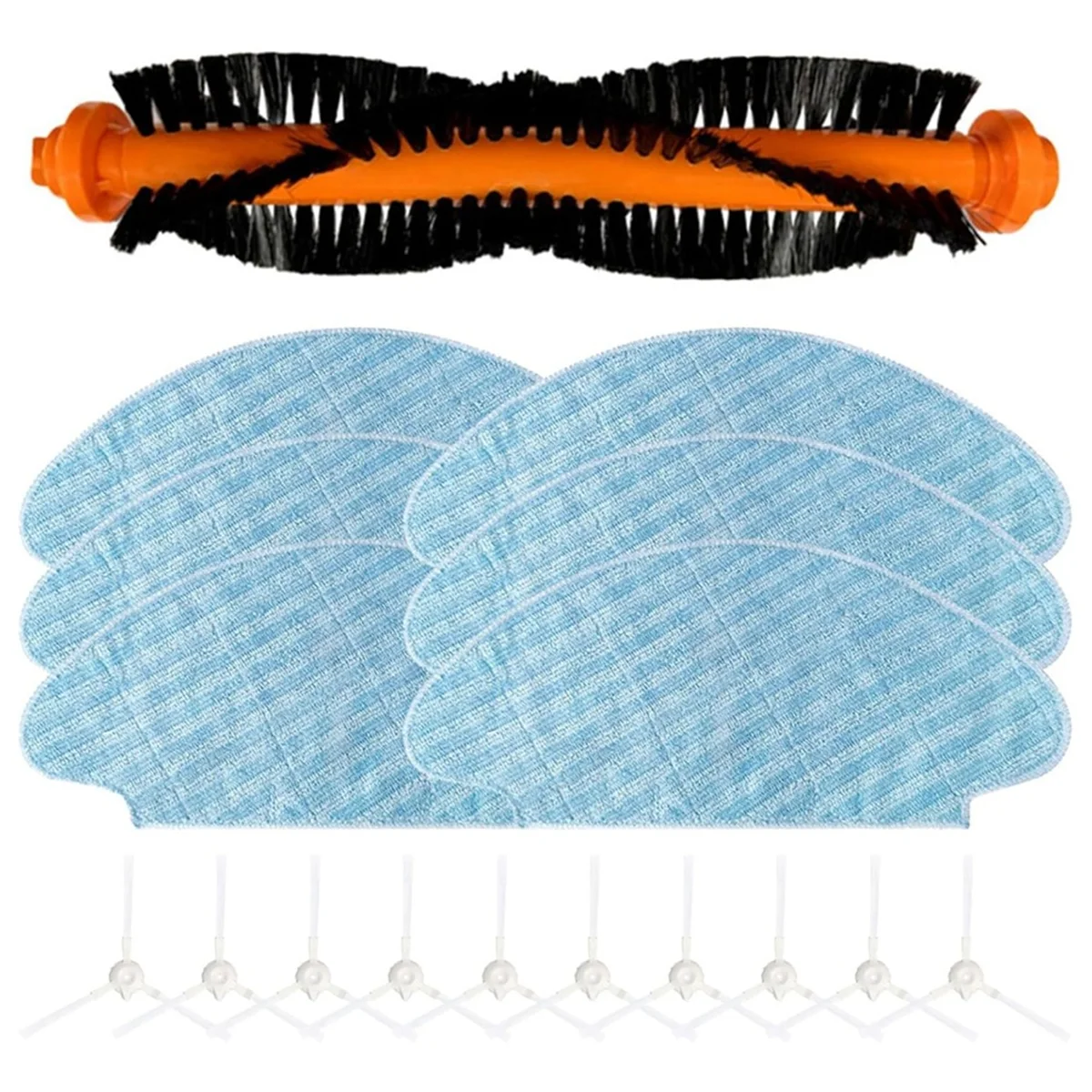 Replacement Parts for Medion MD 19601 Robot Vacuum Cleaner Accessories Main Side Brushes Mop Pads