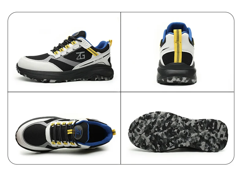 High-quality Work Sneakers For Men Safety Shoes European Standards Protective Shoes Puncture-Proof Steel Toe Shoes Work Boots