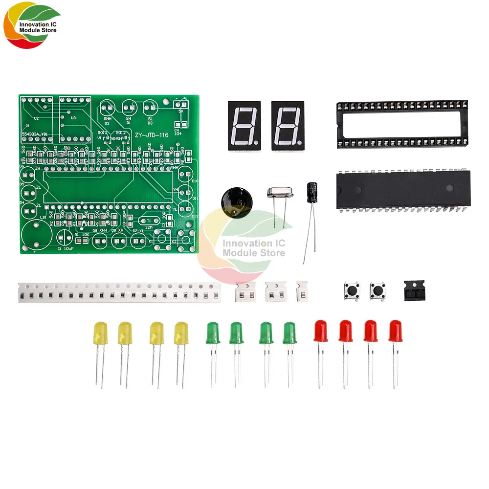 Traffic Light Mini Kit Traffic Light Controller Sequencer for Student and Beginner Level Soldering Kit